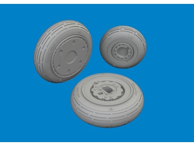 MiG-21F wheels for Eduard 