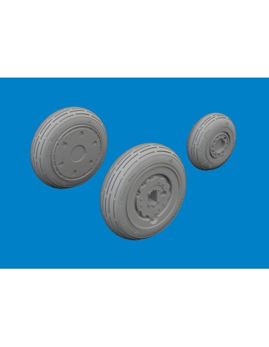 MiG-21F wheels for Eduard 