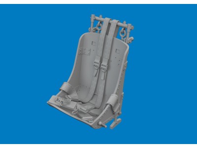 P-47D Razorback seat w/ intergral seat belts PRINT for Miniart 
