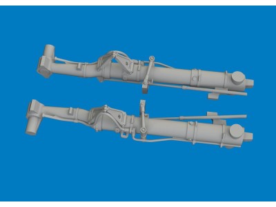 P-47D undercarriage legs PRINT for Miniart 