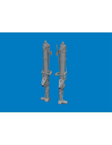 P-47D undercarriage legs PRINT for Miniart 