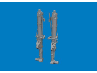 P-47D undercarriage legs PRINT for Miniart 