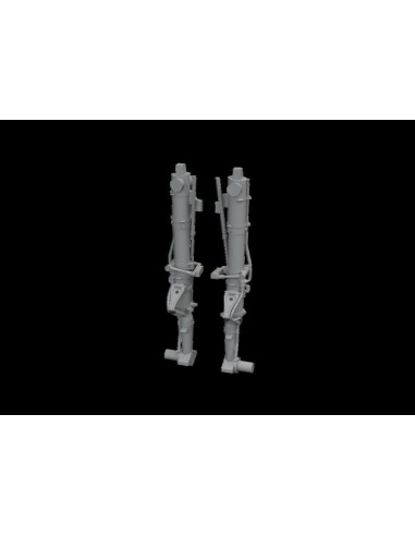 P-47D undercarriage legs PRINT for Miniart 