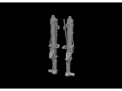 P-47D undercarriage legs PRINT for Miniart 
