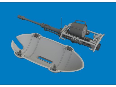Hs 129B MK 101 gun pod PRINT for Takom 