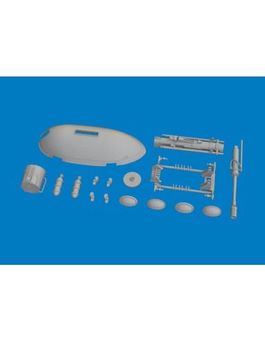 Hs 129B MK 101 gun pod PRINT for Takom 