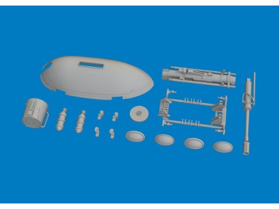 Hs 129B MK 101 gun pod PRINT for Takom 