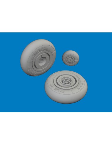 Hs 129B wheels for Takom 