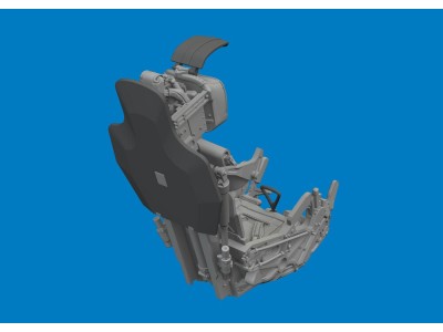 MiG-21F ejection seat w/ integral seat belts PRINT for Eduard 
