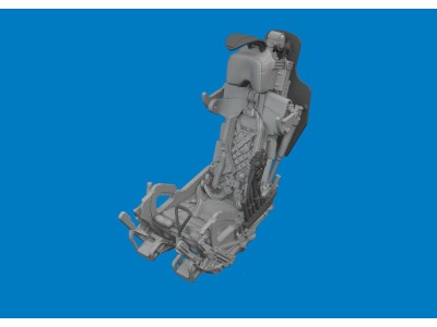 MiG-21F ejection seat w/ integral seat belts PRINT for Eduard 