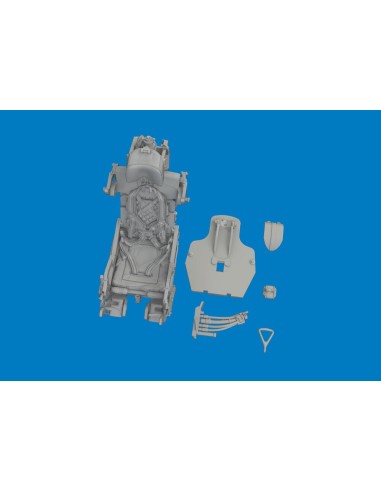 MiG-21F ejection seat w/ integral seat belts PRINT for Eduard 
