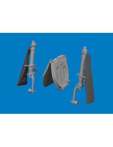 P-51D undercarriage legs PRINT for Eduard 