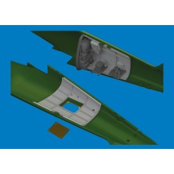 S-199 radio compartment PRINT for Eduard 