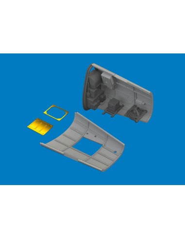 S-199 radio compartment PRINT for Eduard 