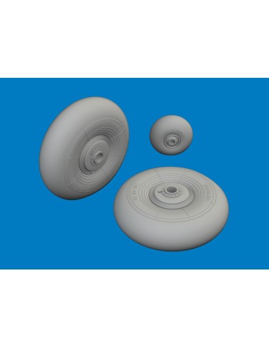 Beaufighter Mk.VI wheels for Revell 