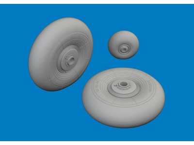 Beaufighter Mk.VI wheels for Revell 