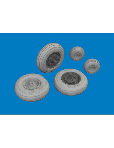 Harrier wheels for Uma Models 