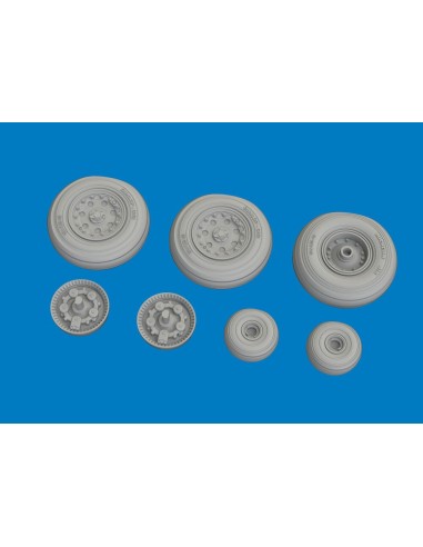 Harrier wheels for Uma Models 