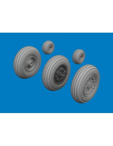 Harrier wheels for Uma Models 