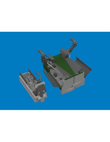 Jaguar wheel bays & undercarriage legs PRINT for Airfix 