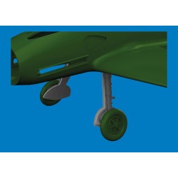 Bf 109G undercarriage legs PRINT for Eduard 