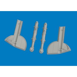 Spitfire Mk.I/II/Va/Vb undercarriage legs PRINT for Eduard 