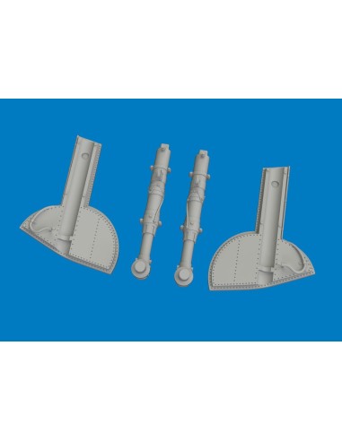 Spitfire Mk.I/II/Va/Vb undercarriage legs PRINT for Eduard 