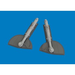 Spitfire Mk.I/II/Va/Vb undercarriage legs PRINT for Eduard  2