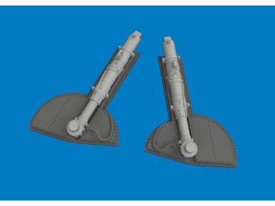 Spitfire Mk.I/II/Va/Vb undercarriage legs PRINT for Eduard 