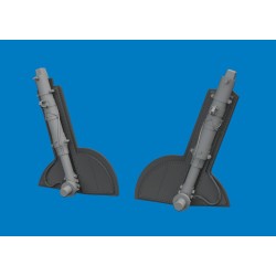 Spitfire Mk.Vc undercarriage legs PRINT for Eduard 