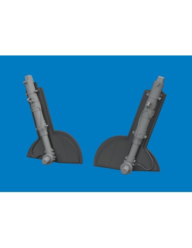 Spitfire Mk.Vc undercarriage legs PRINT for Eduard 