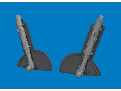 Spitfire Mk.Vc undercarriage legs PRINT for Eduard 