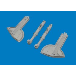 Spitfire Mk.Vc undercarriage legs PRINT for Eduard  2