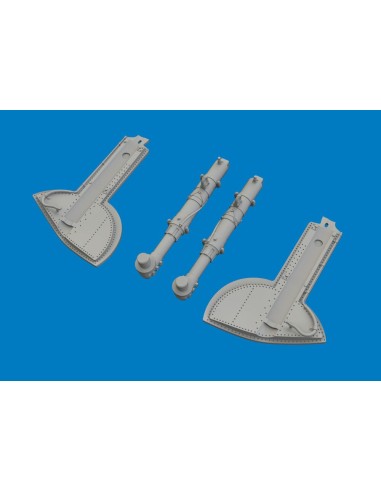 Spitfire Mk.Vc undercarriage legs PRINT for Eduard 