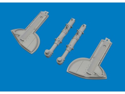 Spitfire Mk.Vc undercarriage legs PRINT for Eduard 