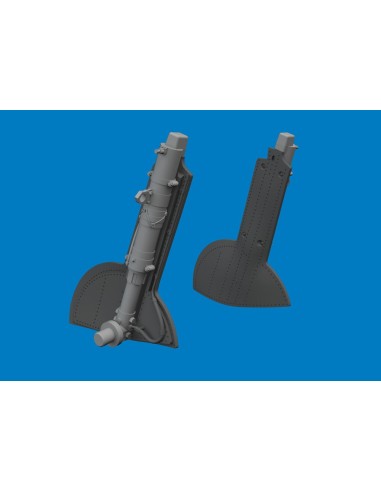 Spitfire Mk.Vc undercarriage legs PRINT for Eduard 