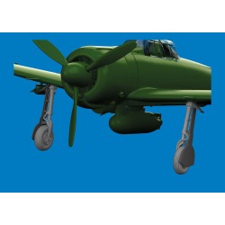A6M undercarriage legs PRINT for Eduard 