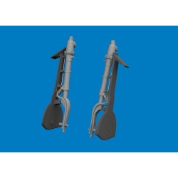 A6M undercarriage legs PRINT for Eduard 