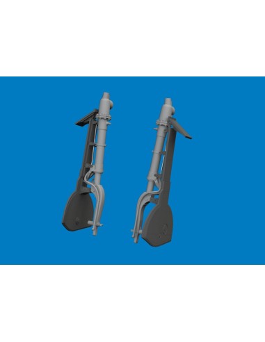 A6M undercarriage legs PRINT for Eduard 