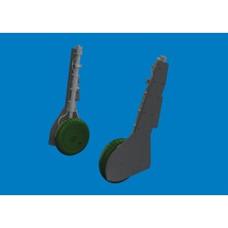 Fw 190A-8 undercarriage legs PRINT for Eduard 