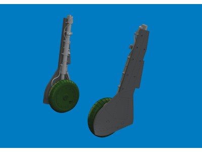 Fw 190A-8 undercarriage legs PRINT for Eduard 