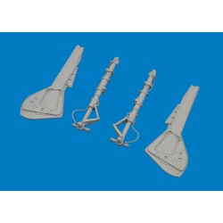 Fw 190A-8 undercarriage legs PRINT for Eduard  2