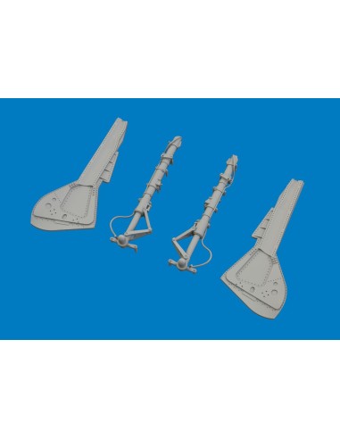 Fw 190A-8 undercarriage legs PRINT for Eduard 