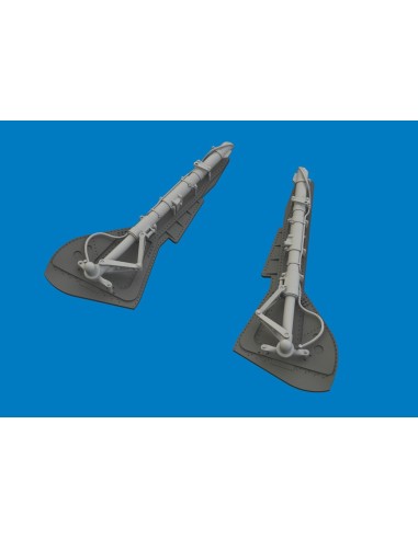 Fw 190A-8 undercarriage legs PRINT for Eduard 