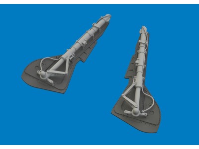 Fw 190A-8 undercarriage legs PRINT for Eduard 