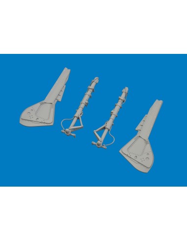 Fw 190A-8/R2 undercarriage legs PRINT for Eduard 
