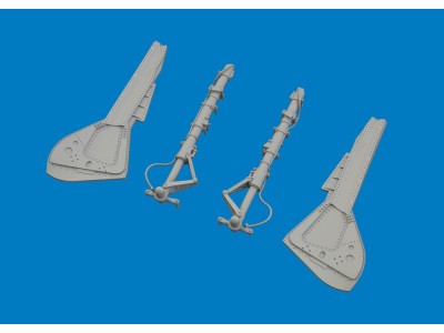 Fw 190A-8/R2 undercarriage legs PRINT for Eduard 