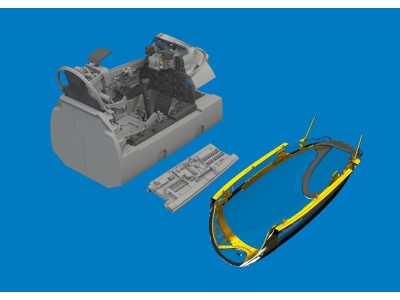MiG-21F cockpit PRINT for Eduard 