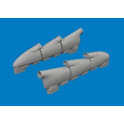 Hurricane Mk.I exhaust rounded PRINT for Arma Hobby 