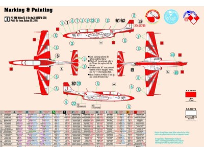 TS-11  White & Red Iskra  START SET 